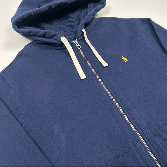 Vintage 1990s Polo Ralph Lauren Full Zip Hoodie - Picture 2 of 5